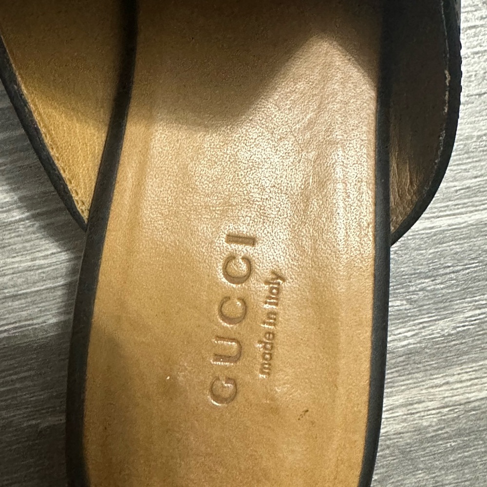 Gucci Women's Black Princetown Mules Size 38 - Picture 7 of 9